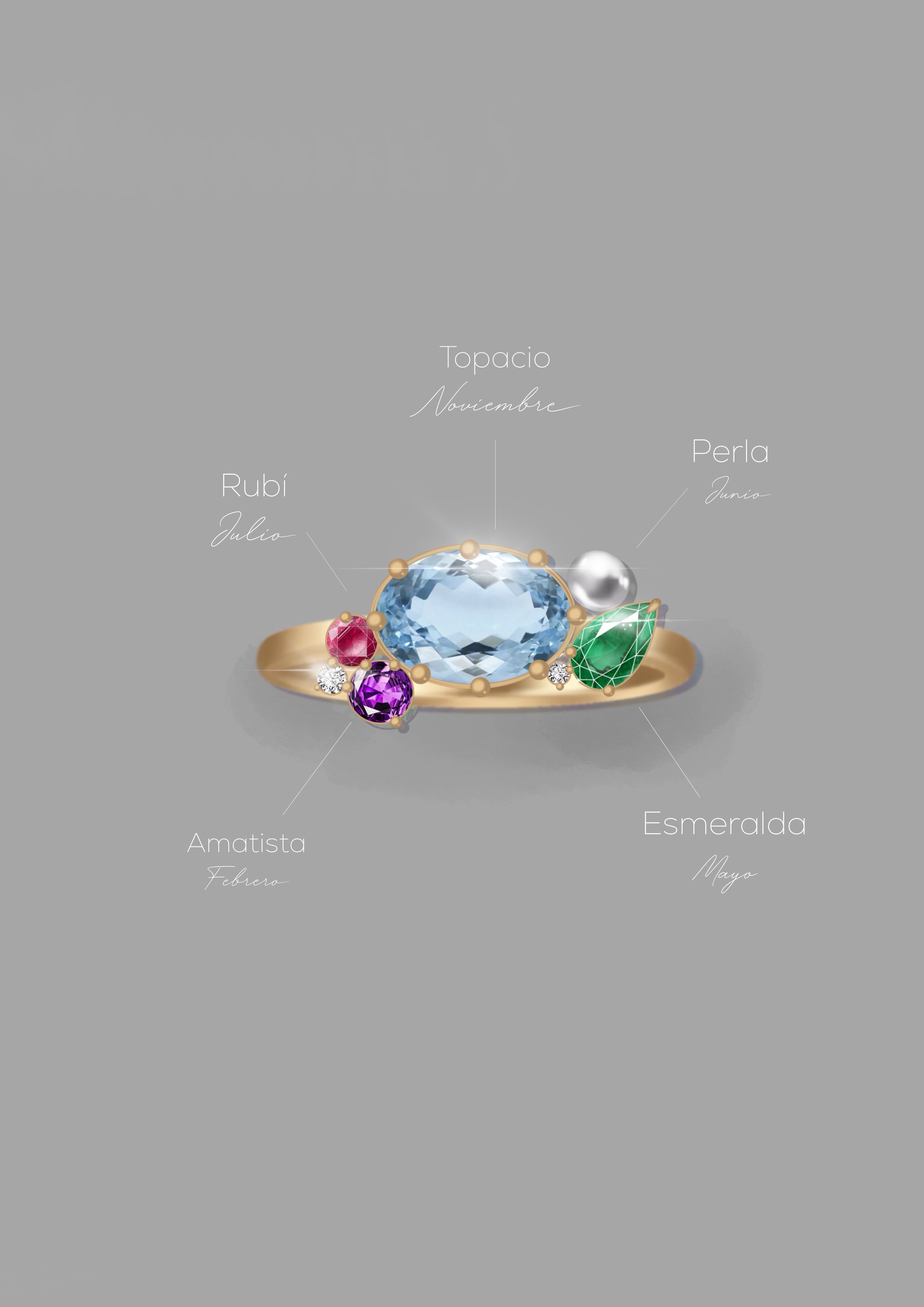 Family Ring Personalizado